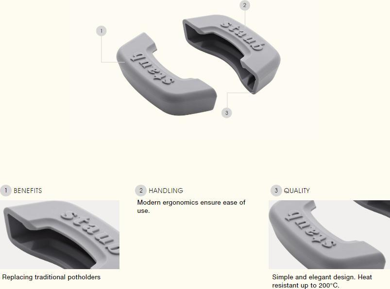 Staub - Retangular Silicone Holders, Pack of 2 - 40511-362