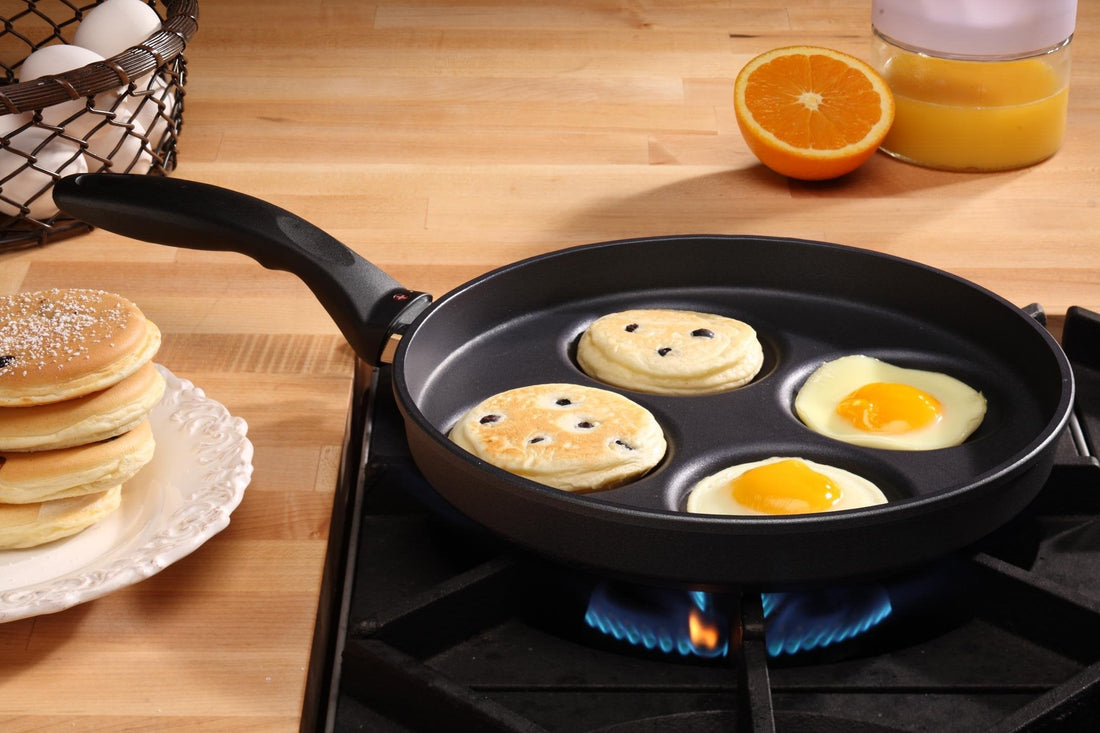 Swiss Diamond - 10.25" Induction Nonstick Swedish Pancake (Plett) Pan (26 cm) - 6326i