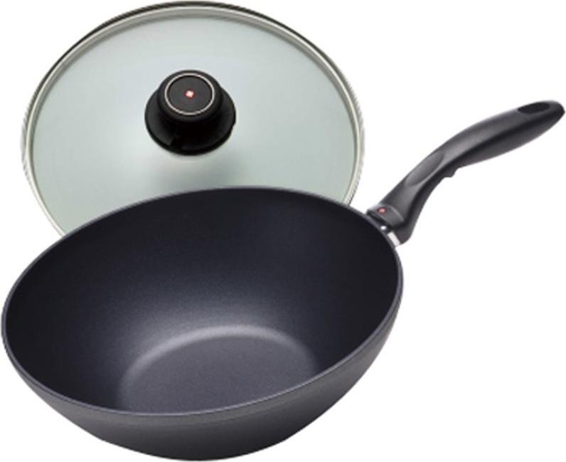 Swiss Diamond - 11" Classic Nonstick Wok with Lid - 61128C
