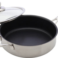 Swiss Diamond - 11" Nonstick Clad Sauté Pan with Lid (28 cm) - SDP3728ic