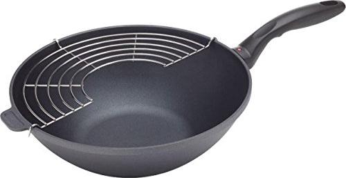 Swiss Diamond - 11" XD Wok with Lid & Rack (28 cm) - XD61130c