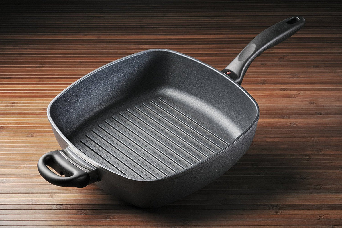 Swiss Diamond - 11" x 11" HD Classic Induction Deep Square Grill Pan - 66281i