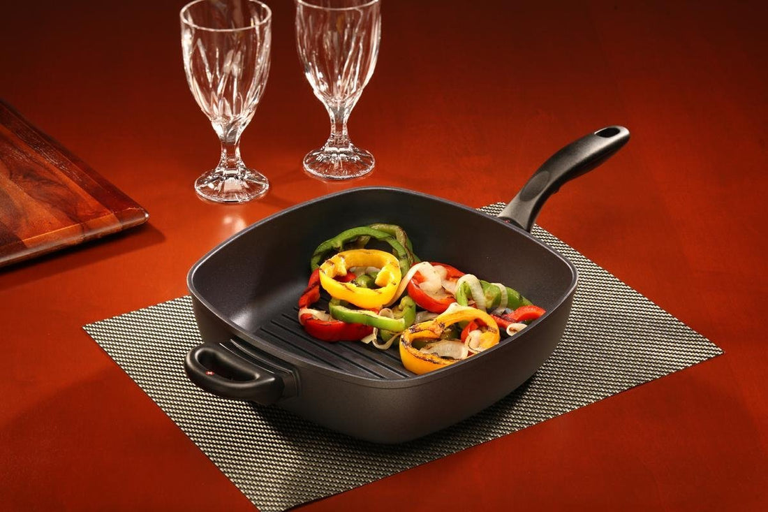 Swiss Diamond - 11" x 11" HD Classic Induction Deep Square Grill Pan - 66281i