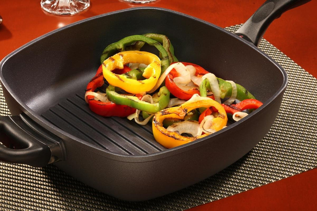 Swiss Diamond - 11" x 11" HD Classic Induction Deep Square Grill Pan - 66281i