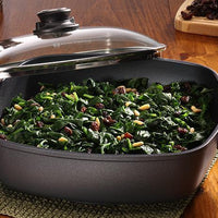 Swiss Diamond - 11" x 11" HD Classic Induction Square Casserole with Lid (28 cm x 28 cm) - 66282ic