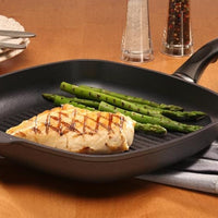 Swiss Diamond - 11" x 11" Induction Nonstick Square Grill Pan - 63281i
