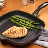 Swiss Diamond - 11" x 11" Induction Nonstick Square Grill Pan - 63281i