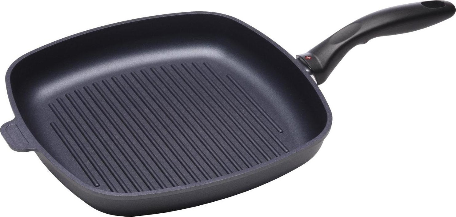 Swiss Diamond - 11" x 11" Induction Nonstick Square Grill Pan - 63281i