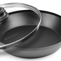 Swiss Diamond - 11" x 2" Edge Stir Fry Pan with Lid (28 x 5 cm) - 6528C