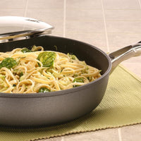 Swiss Diamond - 12.5" Induction Nonstick Saute Pan with SS Handle & Lid - 6732IC