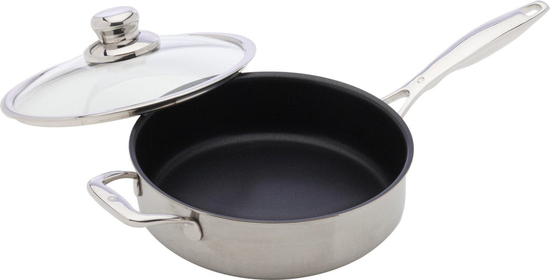 Swiss Diamond - 12.5" Nonstick Clad Induction Sauté Pan with Lid (32 cm) - SDP3732ic