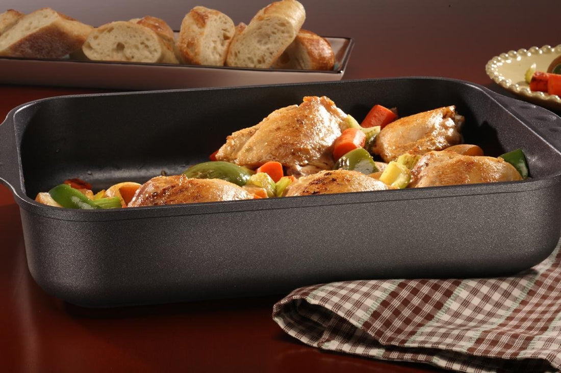 Swiss Diamond - 14" x 10.25" Classic Nonstick Large Roasting Pan (5.2L) - 63526