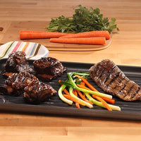 Swiss Diamond - 17" x 11" HD Classic Double Burner Grill (43 cm x 28 cm) - 64328-1