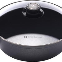 Swiss Diamond - 2.1L Classic Nonstick Casserole with Lid (9.5") - 6824C