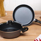 Swiss Diamond - 3 Piece XD Induction Set with Fry Pan & Casserole with Lid - XDSET6008i