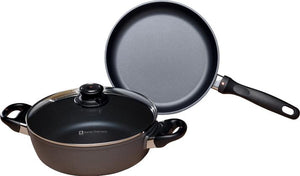 Swiss Diamond - 3 Piece XD Induction Set with Fry Pan & Casserole with Lid - XDSET6008i