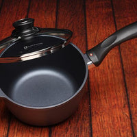 Swiss Diamond - 7" HD Classic Induction Sauce Pan with Lid (18 cm) - 6718iC