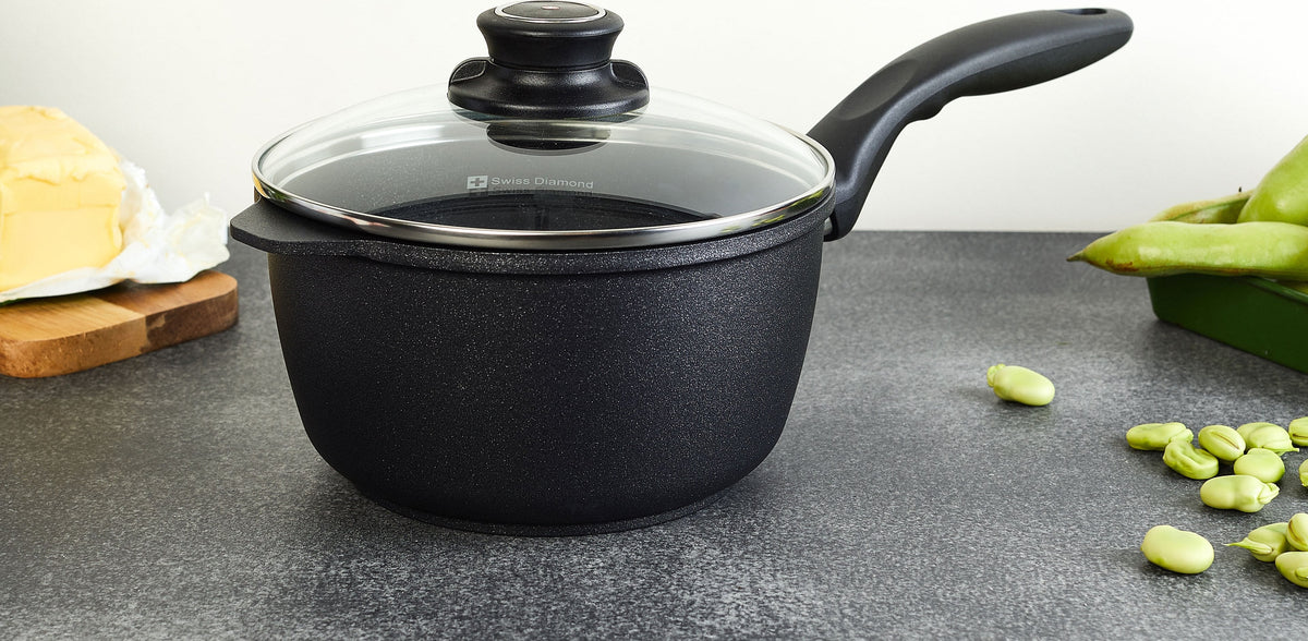 Swiss Diamond - 7" XD Sauce Pan with Lid (18 cm) - XD6718c