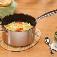 Swiss Diamond - 8" Nonstick Clad Sauce Pan with Lid (20 cm) - SDP31220ic