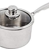 Swiss Diamond - 8" Nonstick Clad Sauce Pan with Lid (20 cm) - SDP31220ic