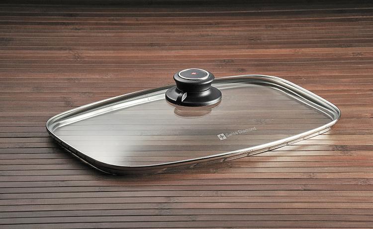 Swiss Diamond - 8" x 13" Tempered Glass Lid for Roaster - C61033