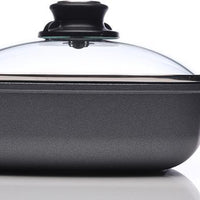 Swiss Diamond - 8" x 8" Induction Nonstick Square Saute Pan with Lid - 6620ic