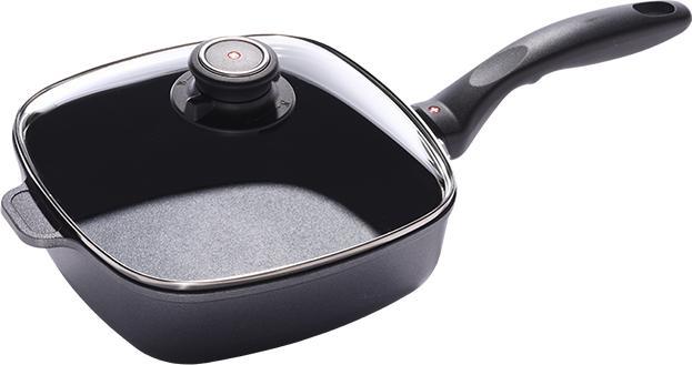 Swiss Diamond - 8" x 8" Induction Nonstick Square Saute Pan with Lid - 6620ic