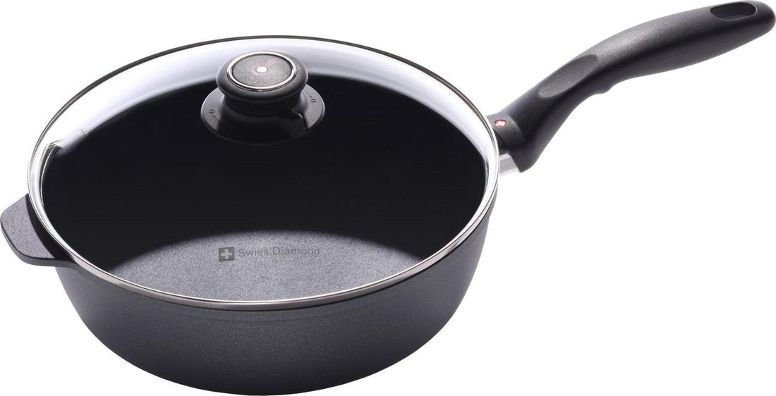 Swiss Diamond - 9.5" Classic Saute Pan with Lid (24 cm) - 6724C