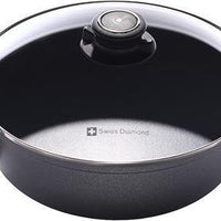 Swiss Diamond - 9.5" HD Classic Induction Casserole with Lid (24 cm) - 6824iC