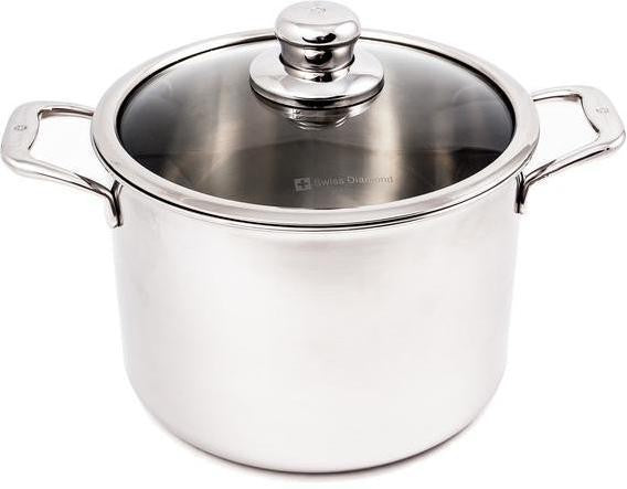 Swiss Diamond - 9.5" Nonstick Clad Dutch Oven with Lid (24 cm) - SDP31724ic