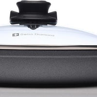 Swiss Diamond - 9.5" XD Induction Fry Pan with Lid (24 cm) - XD6424iC