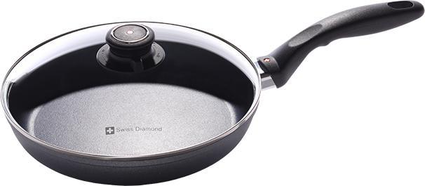 Swiss Diamond - 9.5" XD Induction Fry Pan with Lid (24 cm) - XD6424iC