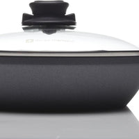 Swiss Diamond - 9.5" x 2" Nonstick Edge Stir Fry Pan with Lid (24 x 5 cm) - 6524C