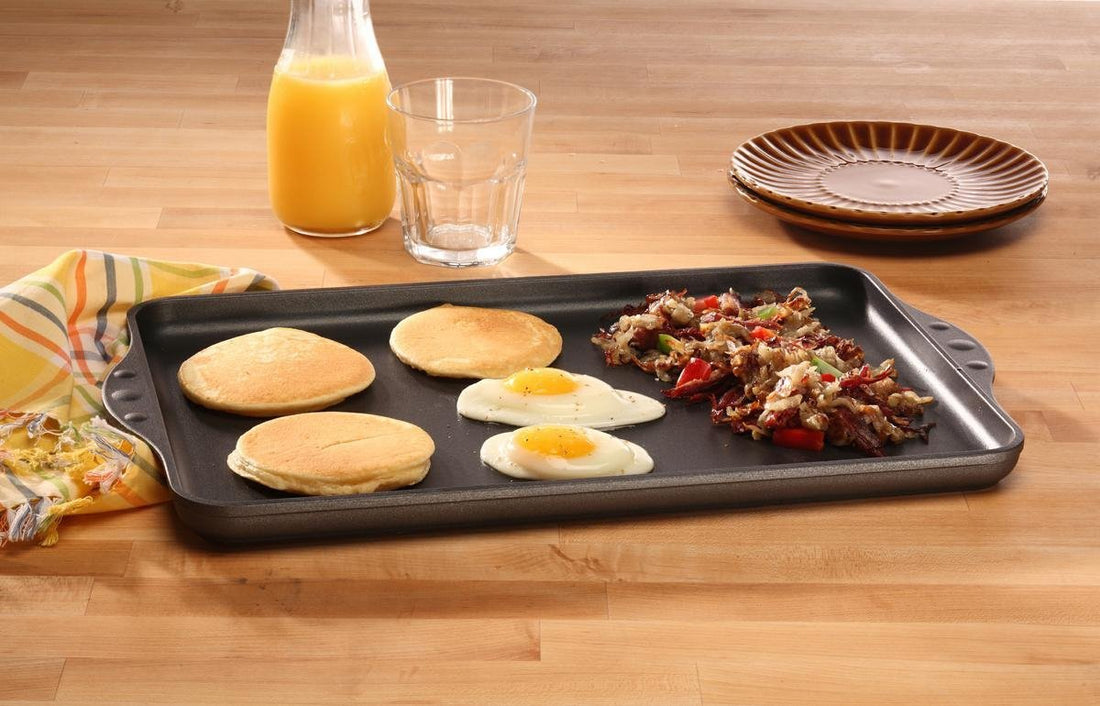 Swiss Diamond - Classic Nonstick Double-Burner Griddle - 64328