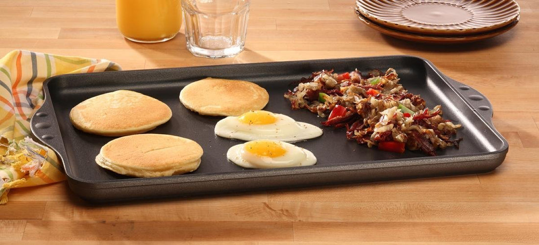 Swiss Diamond - Classic Nonstick Double-Burner Griddle - 64328