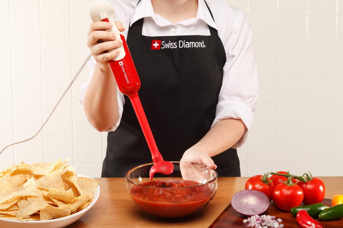Swiss Diamond - Jet Mix Immersion Blender (Red) - SDMIX01USA