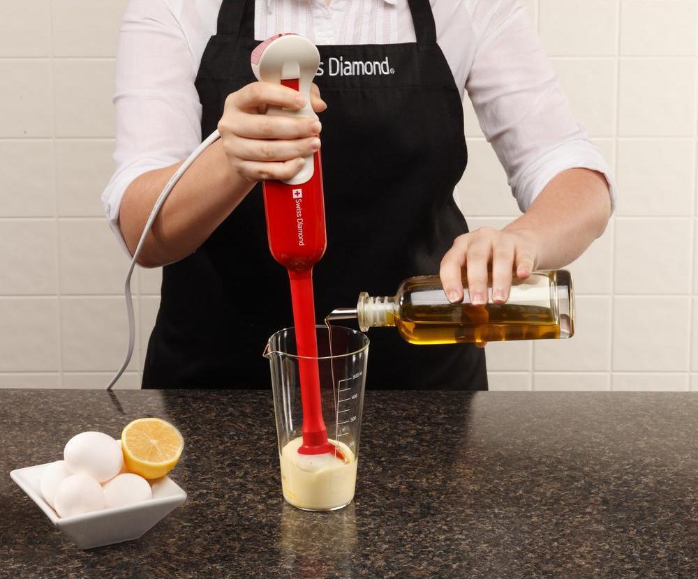 Swiss Diamond - Jet Mix Immersion Blender (Red) - SDMIX01USA