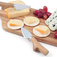 Swissmar - Acacia Paddle Board & Knife Set - CS0346