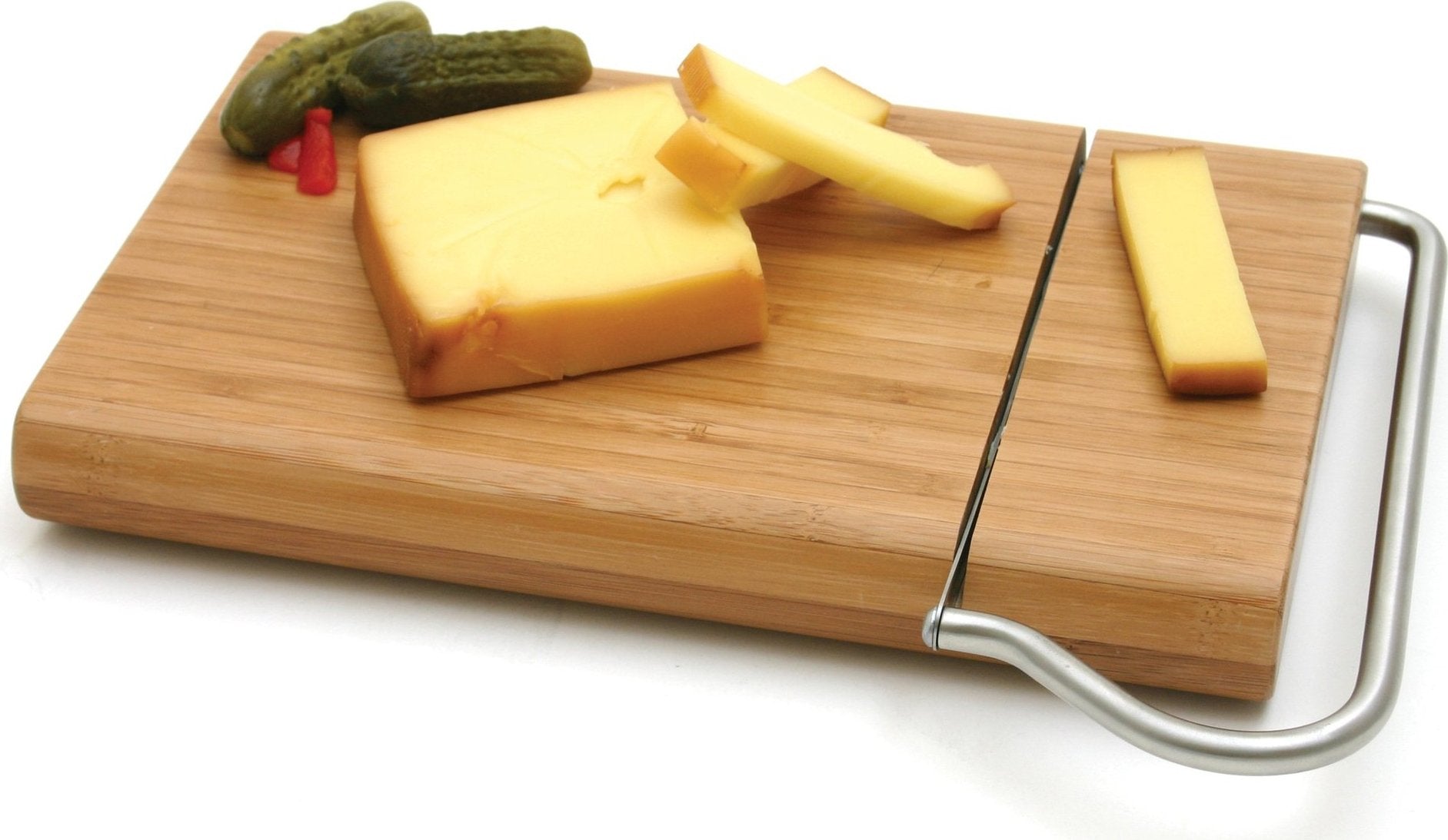 Swissmar - Bamboo Board with Cheese Slicer Blade - SBB833