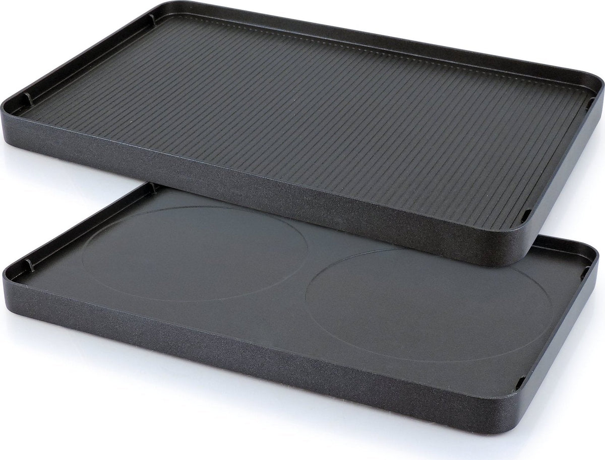 Swissmar - Cast Aluminum Reversible Grill Plate For Raclettes - KF-77048
