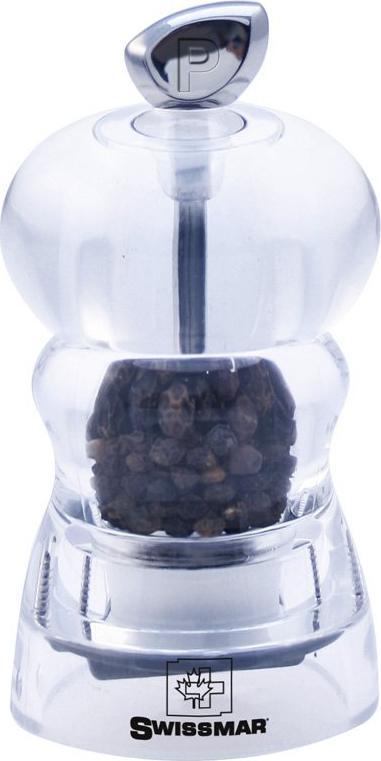 Swissmar - Classic Alice 4" Acrylic Pepper Mill (10cm) - SM300180 - DISCONTINUED