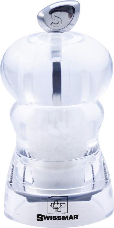 Swissmar - Classic Alice 4" Acrylic Salt Mill (10cm) - SM300197 - DISCONTINUED