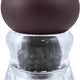 Swissmar - Classic Andrea 4" Acrylic Pepper Mill with Chocolate Wood Top - SM302191