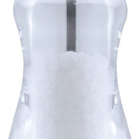 Swissmar - Classic Andrea 6" Acrylic Salt Mill with Metallic Gun Metal Top - SMS1502GM - DISCONTINUED