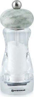Swissmar - Classic Andrea 6" Acrylic Salt Mill with White Granite Top - SMS1502WG - DISCONTINUED