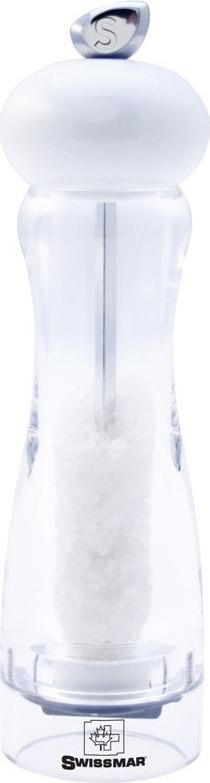 Swissmar - Classic Andrea 8" Acrylic Salt Mill with White Top - SM302368 - DISCONTINUED