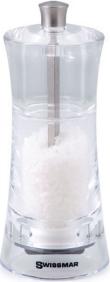 Swissmar - Classic Torre 6" Clear Acrylic Salt Mill - SMS1502CL - DISCONTINUED