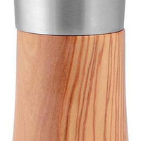 Swissmar - Classic Torre 6" Olive Wood Salt Mill with Stainless Steel Top - SMS1505ST - DISCONTINUED