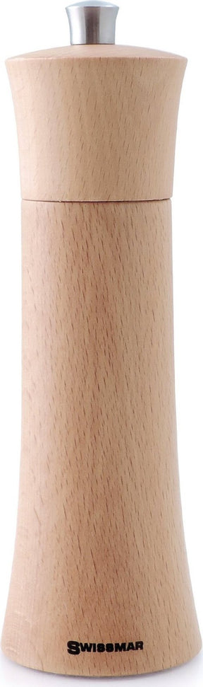 Swissmar - Classic Torre 8" Natural Beechwood Pepper Mill (20cm) - SMP2001NA - DISCONTINUED