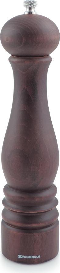 Swissmar - Culinary Castell 10.25" Walnut Stain Salt Mill (26cm) - SMS2601CWA - DISCONTINUED